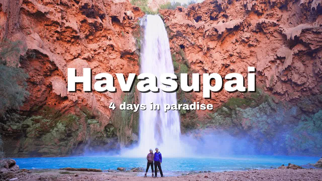 Video thumbnail for HAVASUPAI | Visiting the most beautiful waterfalls in the world - Havasu, Mooney, and Beaver Falls