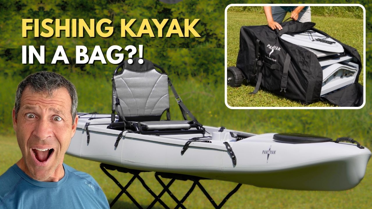 Video thumbnail for A Portable Hard-Shell Fishing Kayak?! | Pakayak Anglerfish Review