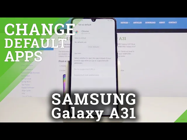 Video thumbnail for How to Set Browser as Default in Samsung Galaxy A31 – Locate Default Apps