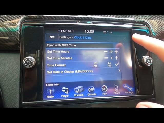 Video thumbnail for How to Manage Date and Time Settings in Maserati Quattroporte II ( 2013 – now )