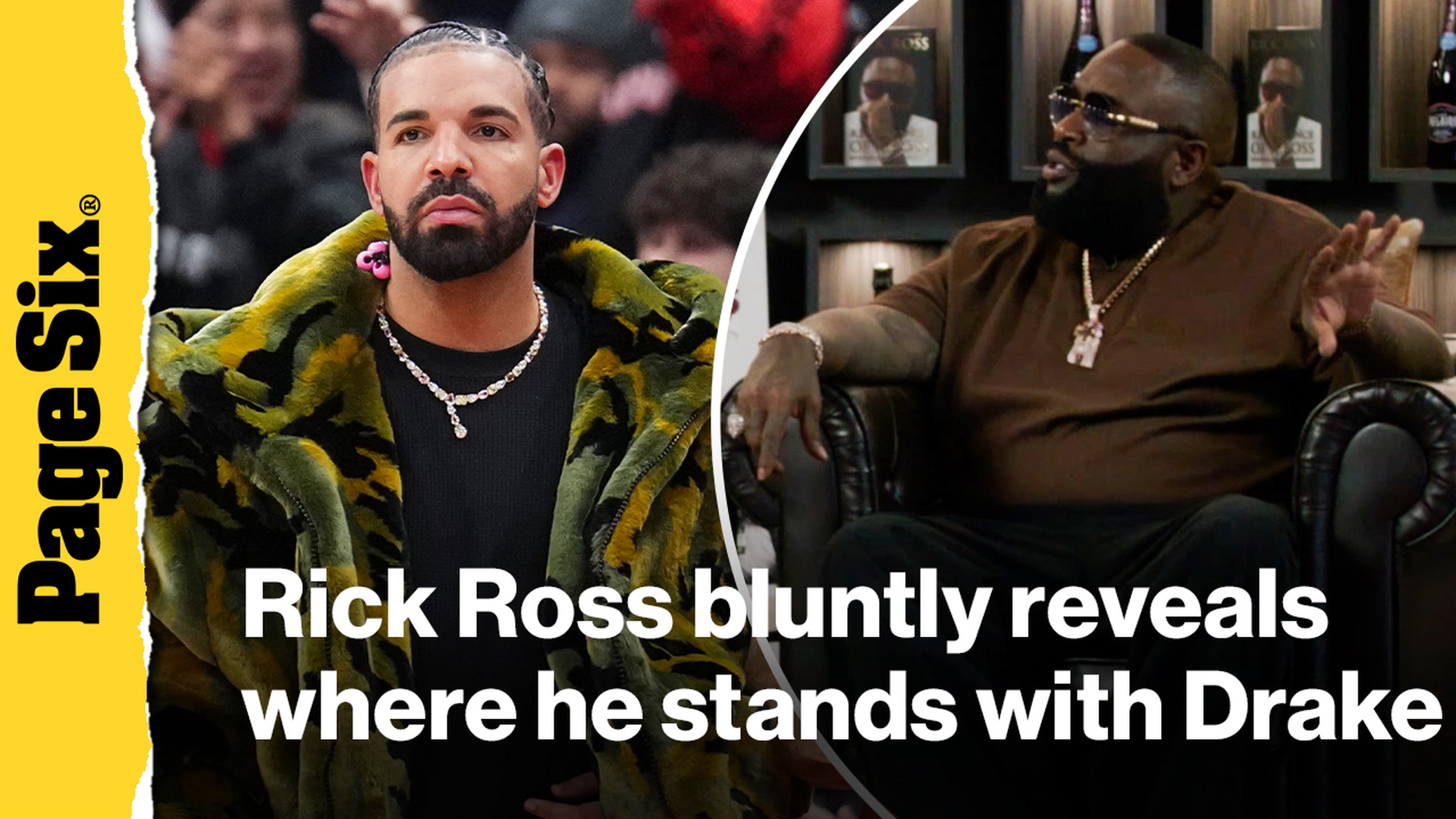 Video thumbnail for Rick Ross bluntly reveals where he stands with Drake after sparking feud rumors, teases diss tracks on new album