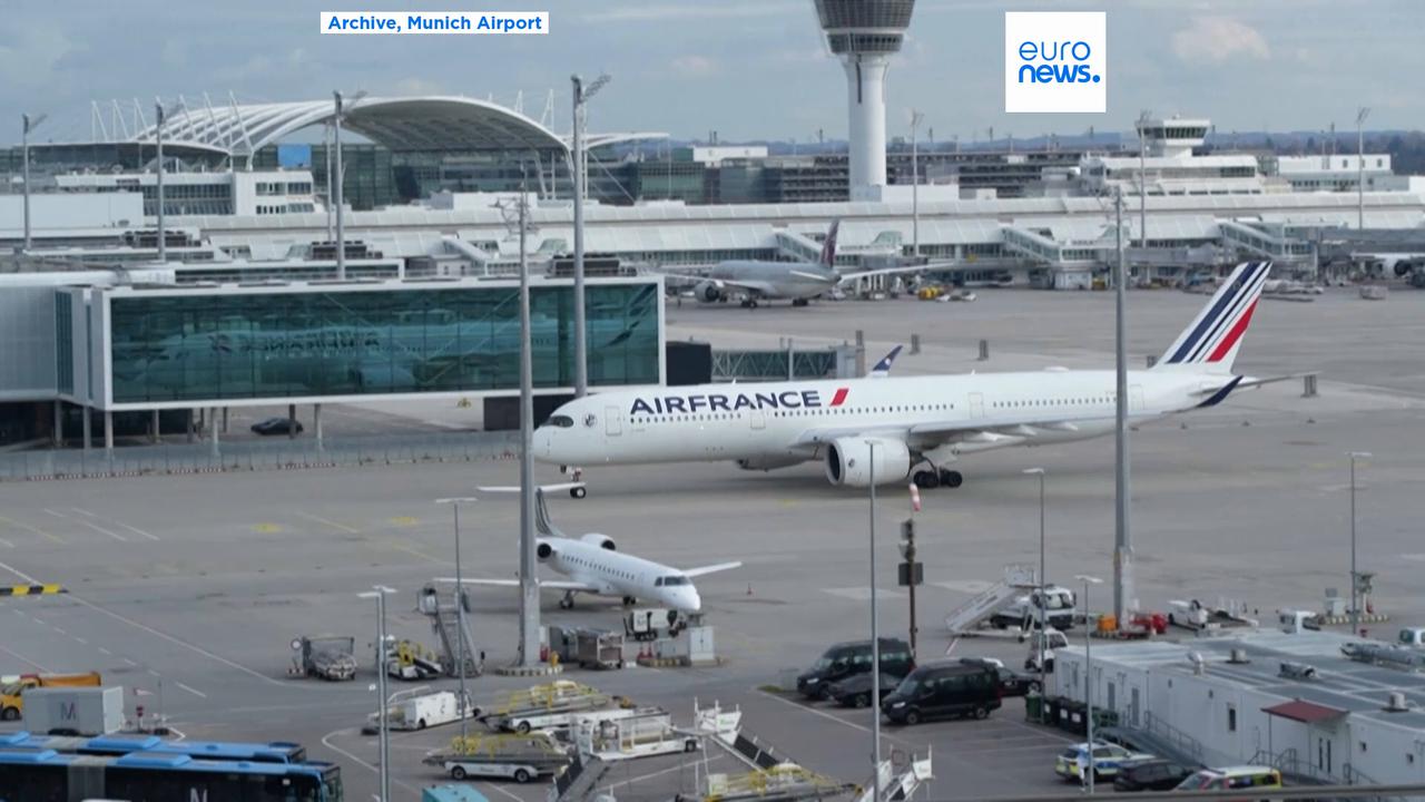 Video thumbnail for Those behind hybrid attacks against Germany 'will pay,' Merz says, as officials find third drone at airport