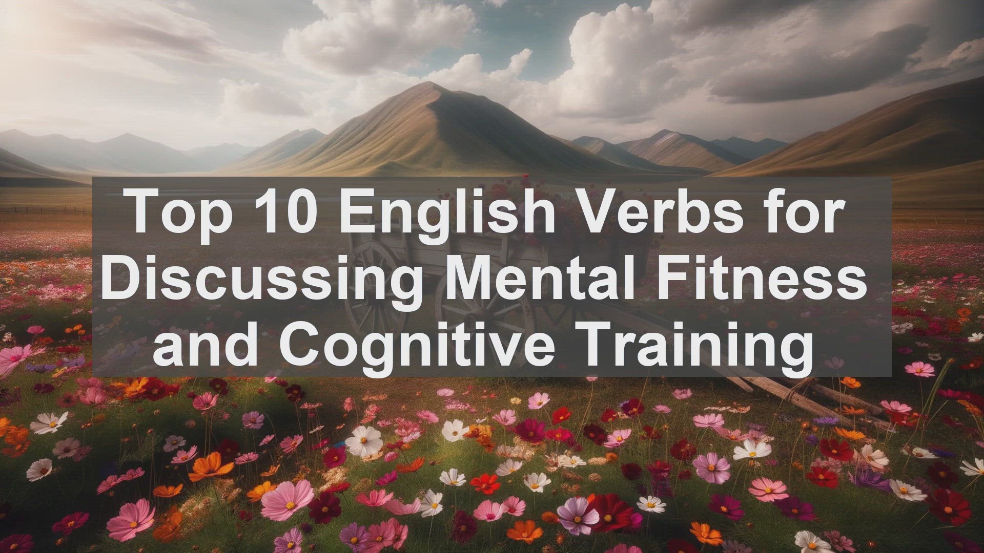 'Video thumbnail for Top 10 English Verbs for Discussing Mental Fitness and Cognitive Training'