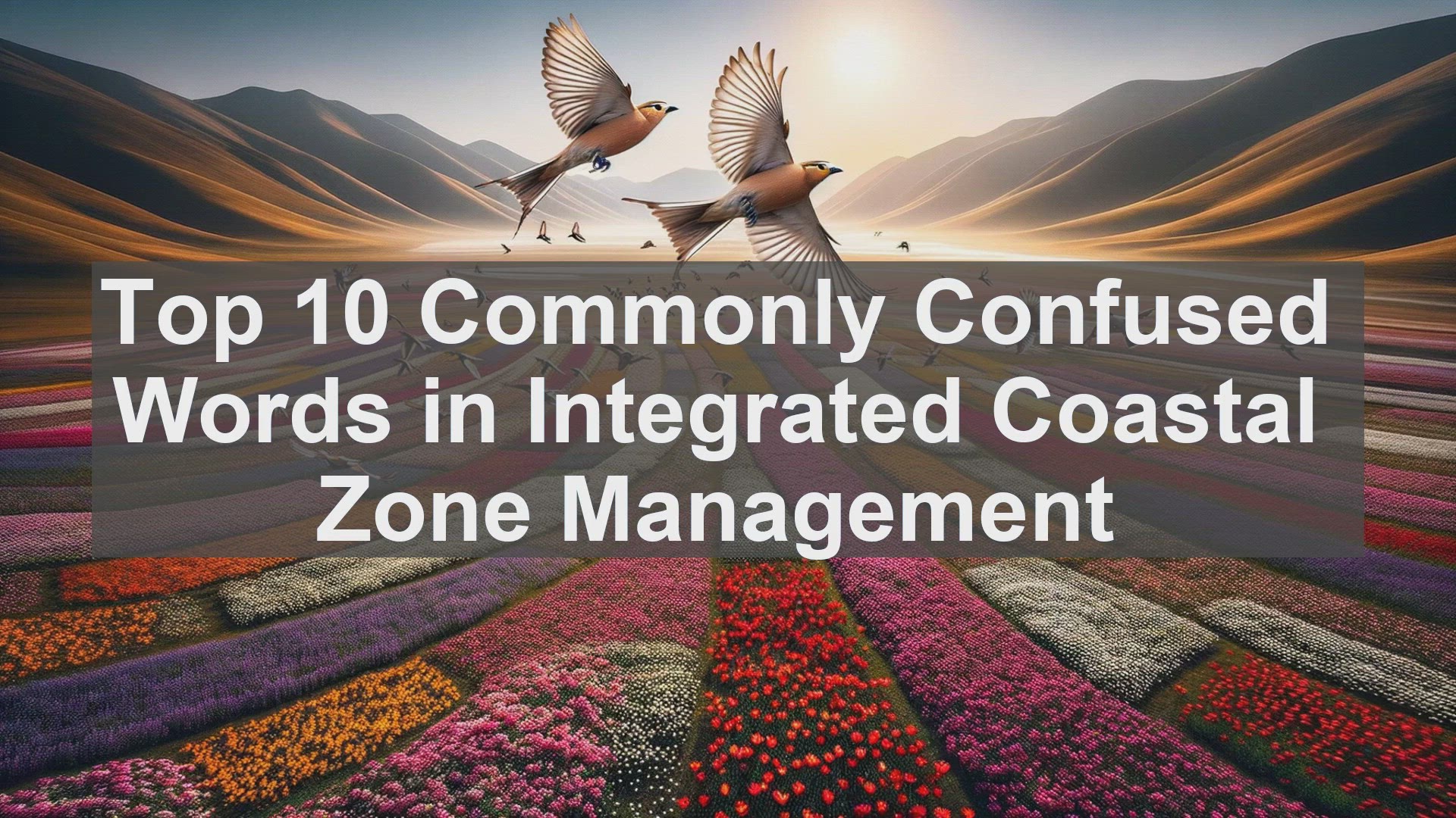 'Video thumbnail for Top 10 Commonly Confused Words in Integrated Coastal Zone Management'