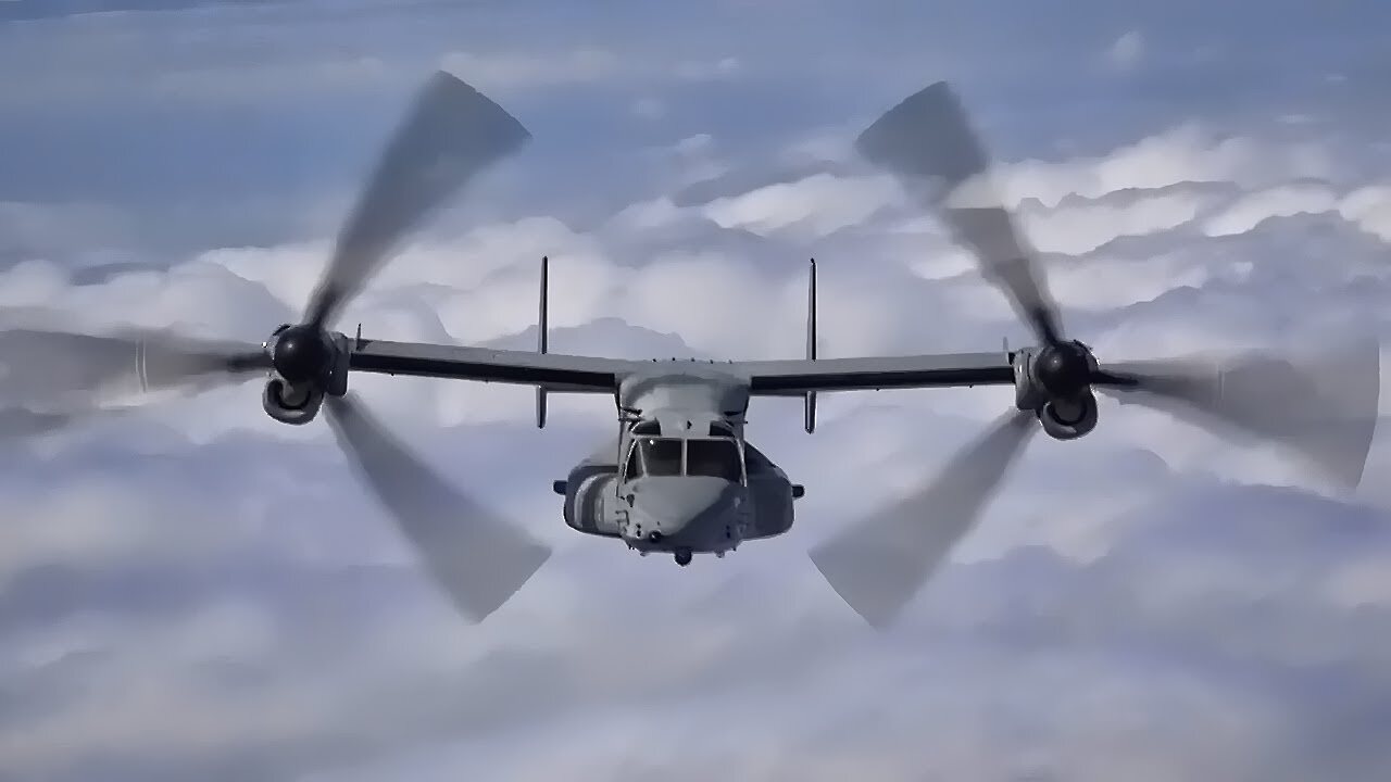 Video thumbnail for MV-22B Osprey Flight & Refueling With KC-10 Extender