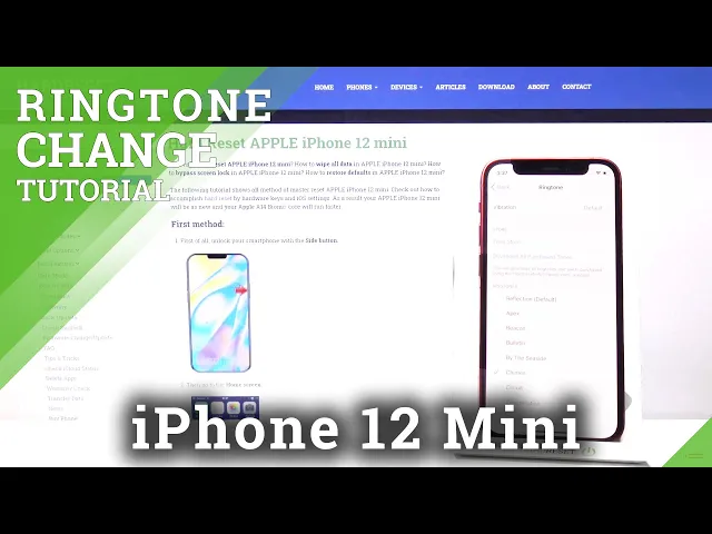 Video thumbnail for How to Locate Ringtone List on iPhone 12 mini – Available Ringtones