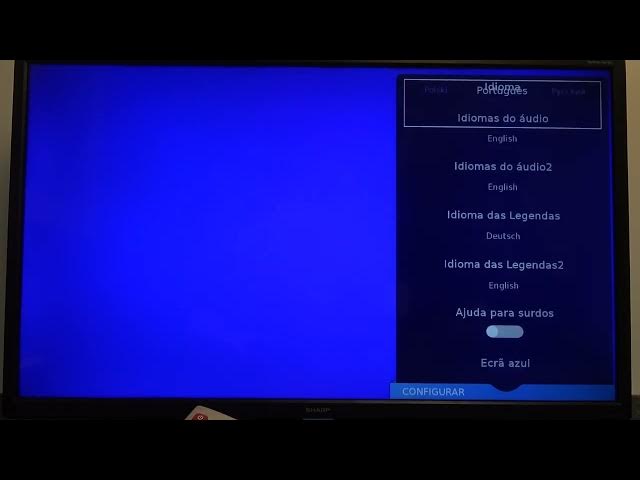 Video thumbnail for How to Change Language in Sharp Aquos TV (32BC5E)?