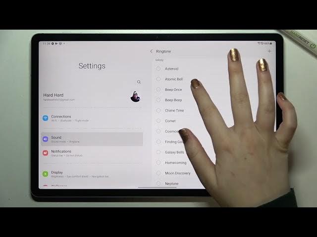 Video thumbnail for How to Change Ringtone in SAMSUNG Galaxy Tab S7 FE – Find Ringtone List
