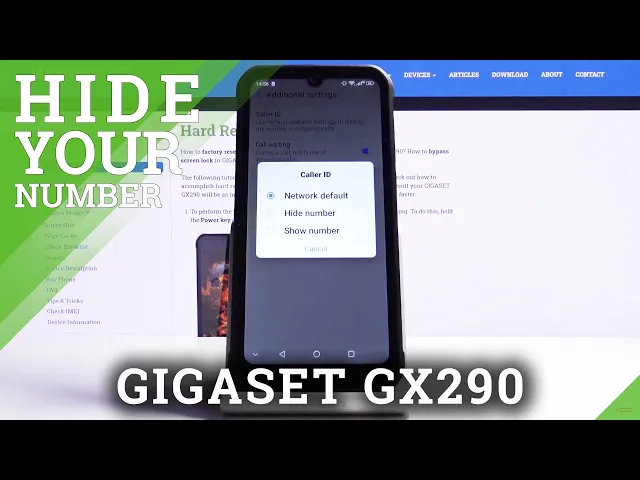 Video thumbnail for How to Make Your Number Private in Gigaset GX290 – Call Settings