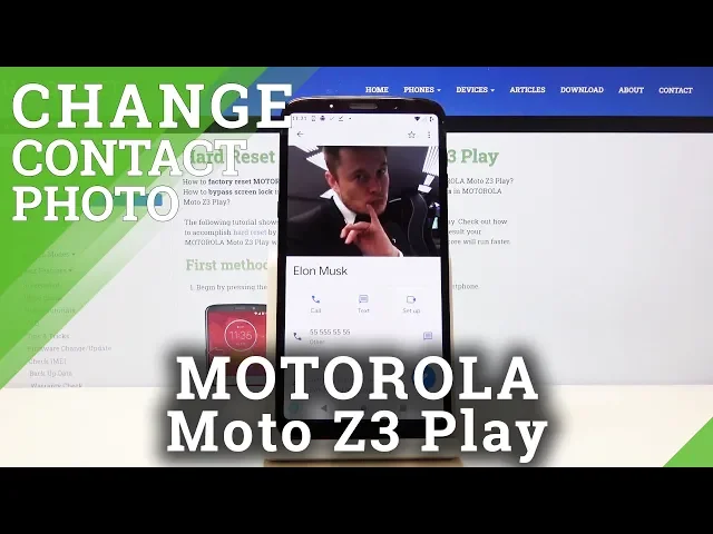 Video thumbnail for How to Add Photo to Contact in MOTOROLA Moto Z3 Play – Personalize Contacts