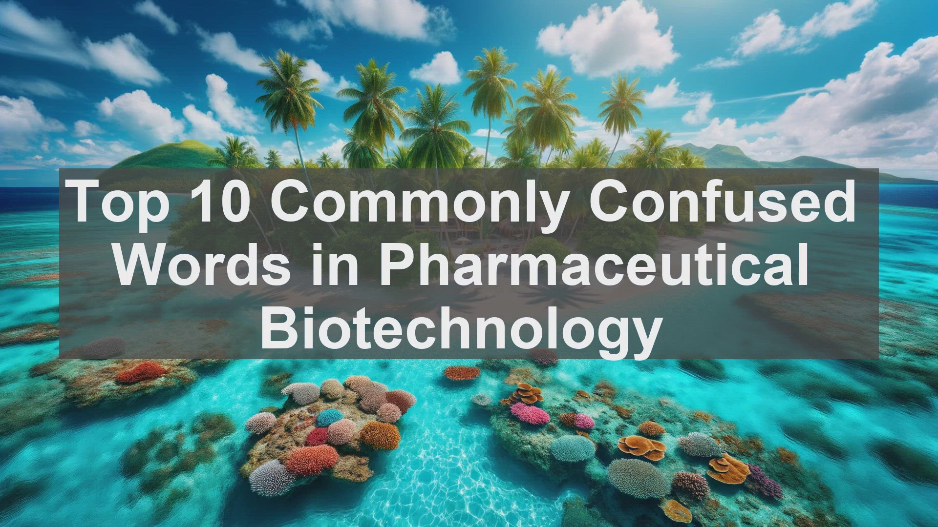 'Video thumbnail for Top 10 Commonly Confused Words in Pharmaceutical Biotechnology'