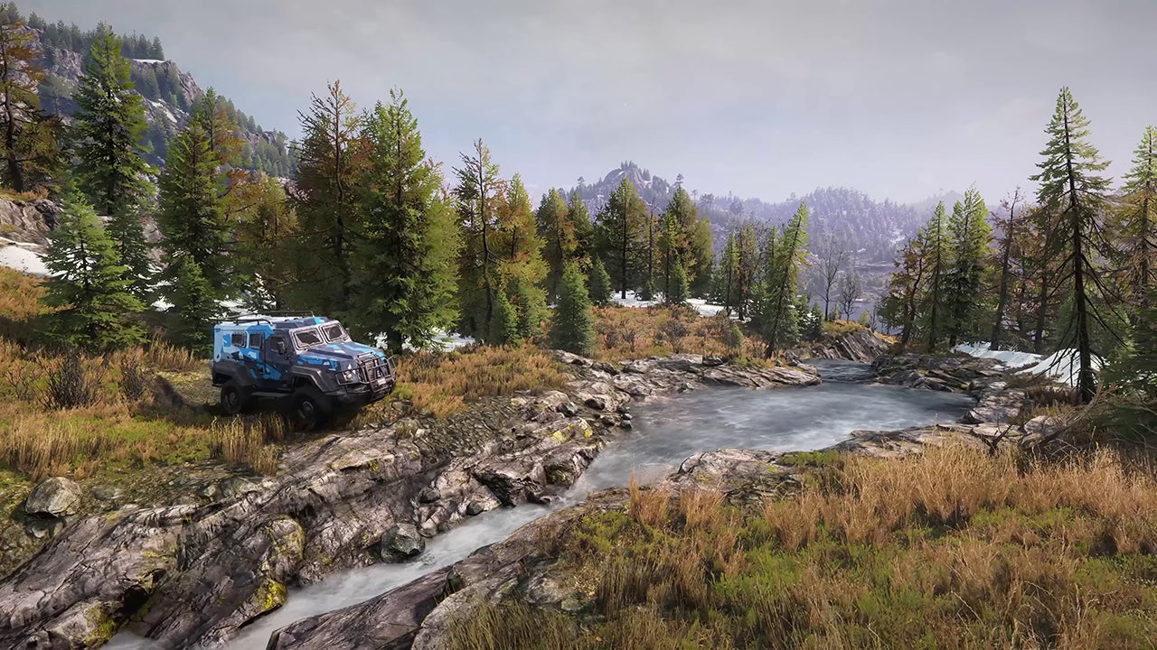 Video thumbnail for Expeditions: A MudRunner Game - Official Season Four: Amber Dusk Trailer