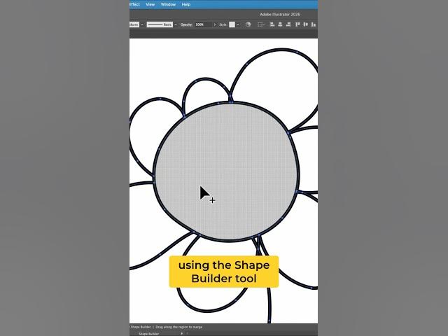Video thumbnail for Master Illustrator's Shape Builder Tool: Clean Up Any Artwork FAST! #shorts