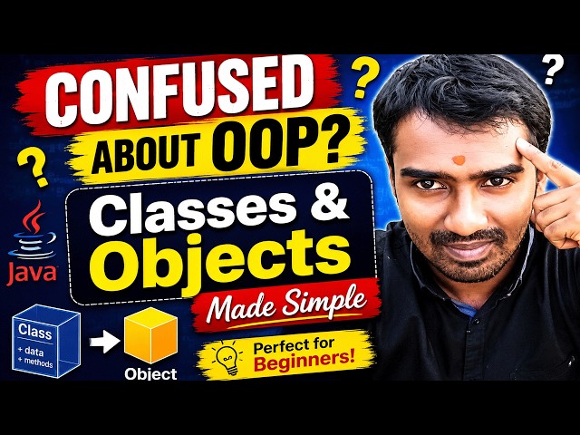 Video thumbnail for What Are Classes and Objects in Java? | Java OOP Projects for Beginners