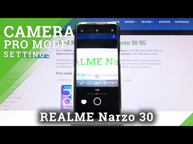 Video thumbnail for How to Use Camera Pro Mode on REALME Narzo 30 -   Advanced Camera Option
