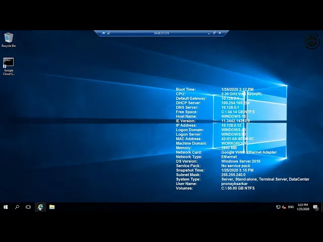 Video thumbnail for How to Create Windows RDP on Google Cloud Platform? | PROWEBTIPS