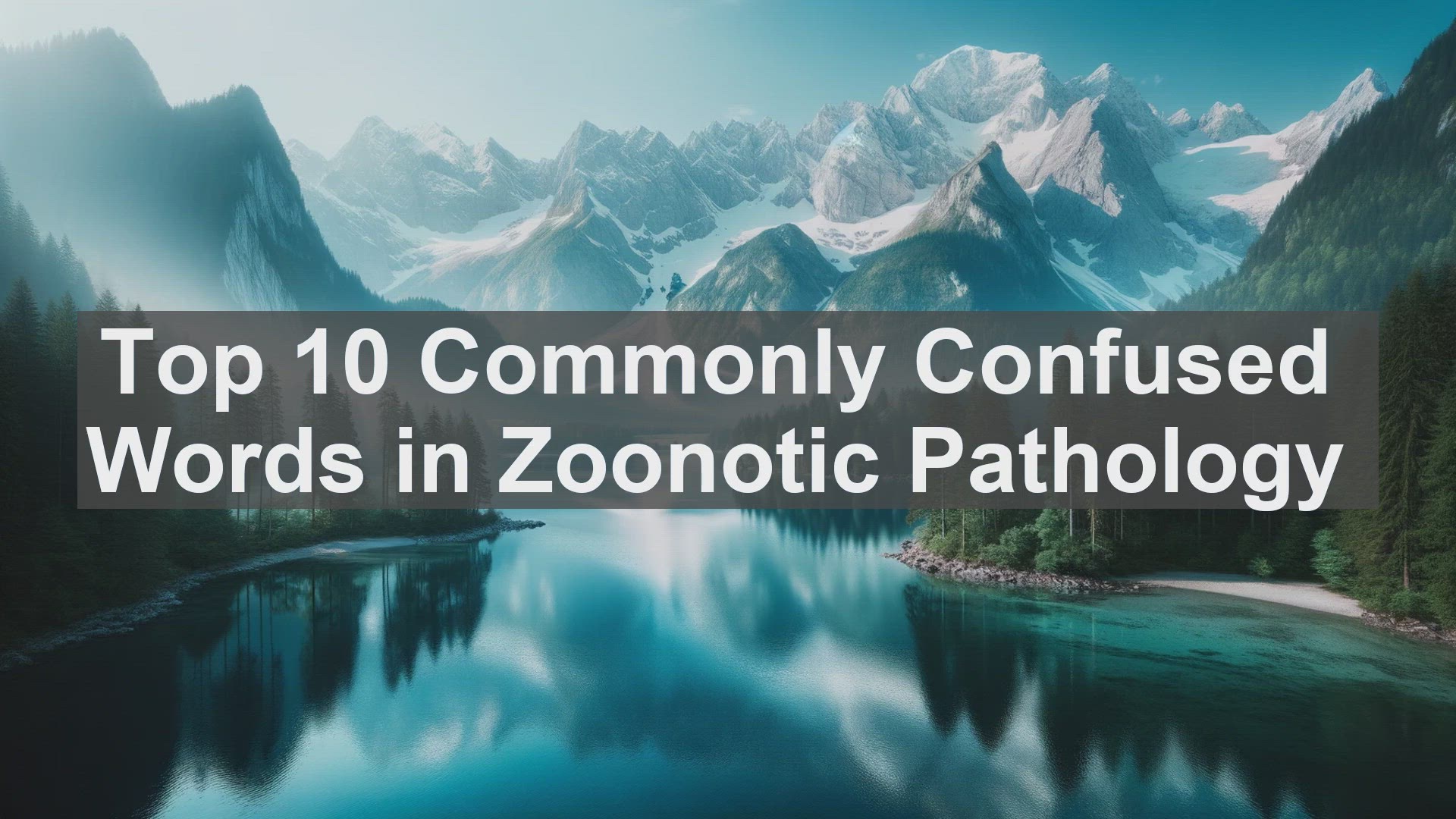 'Video thumbnail for Top 10 Commonly Confused Words in Zoonotic Pathology'