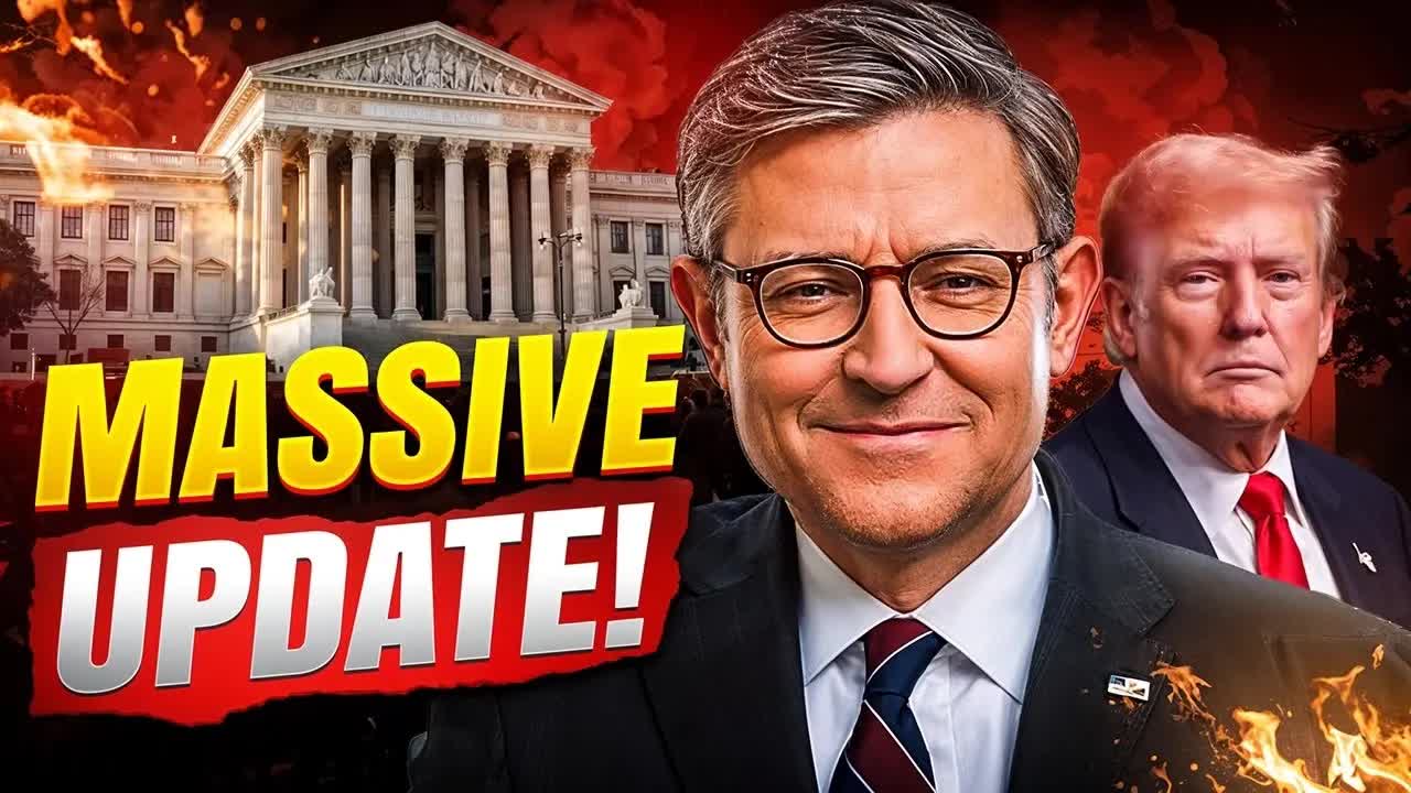 Video thumbnail for The Finance Zone: mike johnson's bombshell: ukraine aid, border security, and the 2024 election.