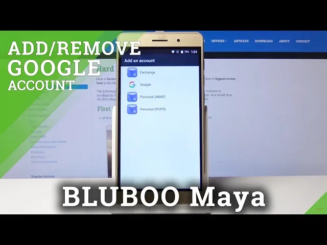 Video thumbnail for How to Manage Google Account in BLUBOO Maya - Add & Remove Google Account