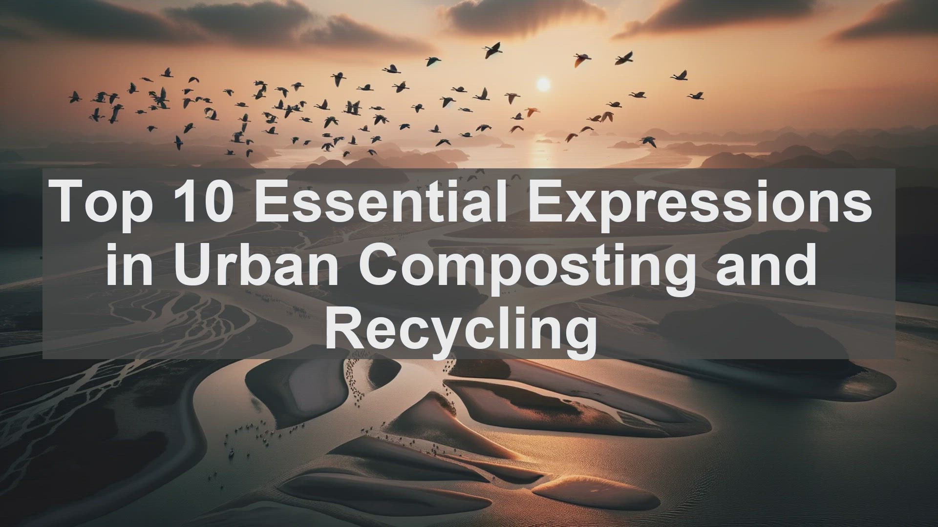 'Video thumbnail for Top 10 Essential Expressions in Urban Composting and Recycling'