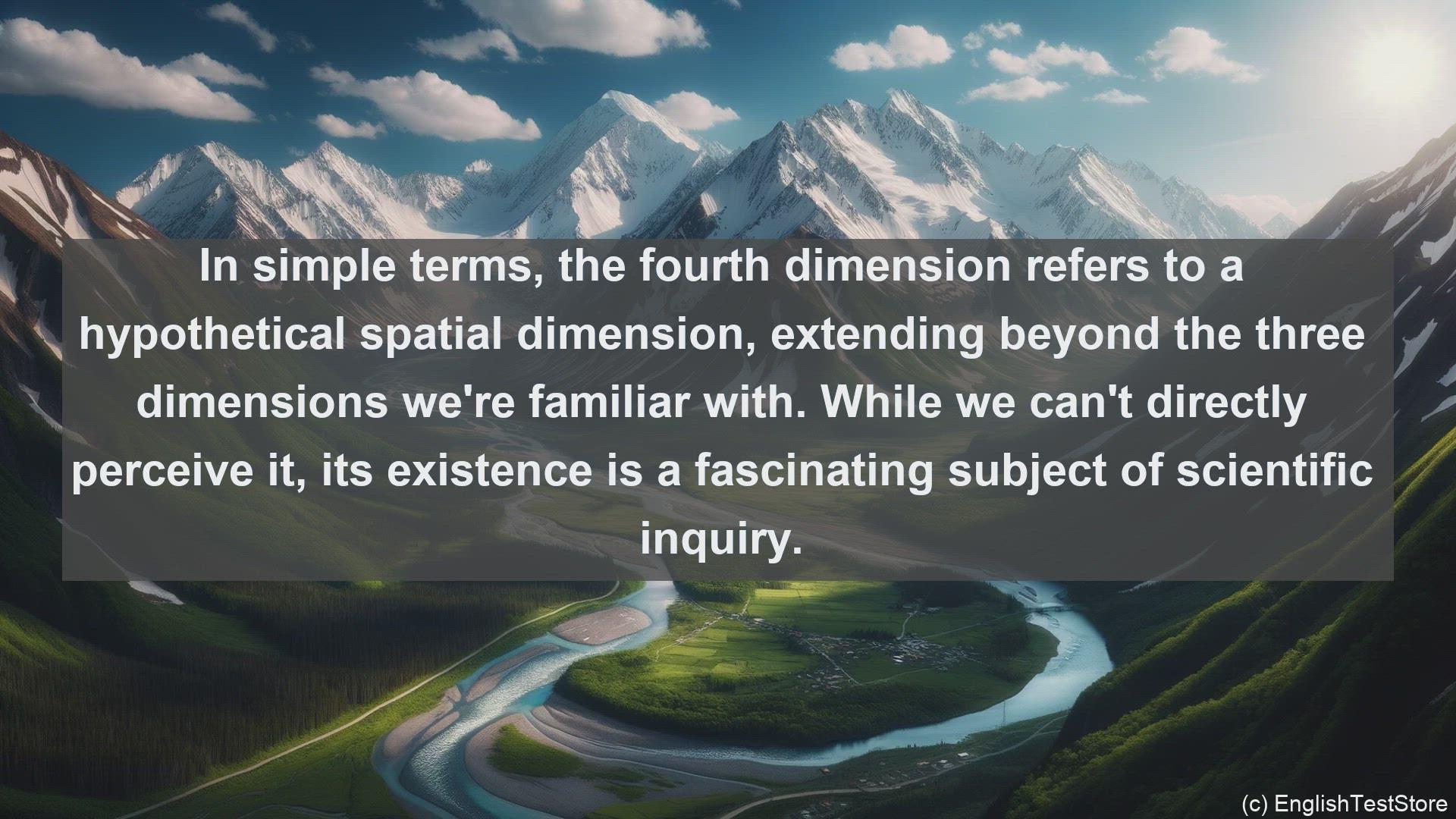 'Video thumbnail for Fourth dimension in science  definition and examples'