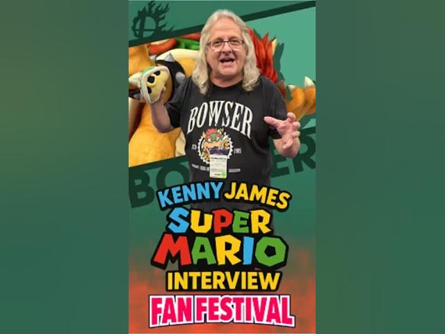 Video thumbnail for Kenny James on Being Bowser's Voice: From Strikers to Galaxy #nintendo #videogames #supermario