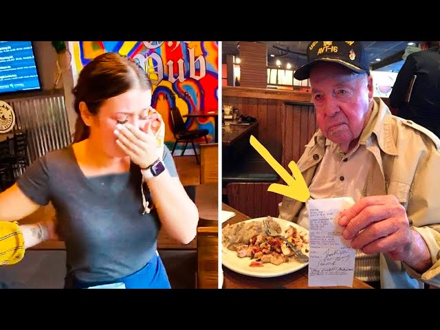 Video thumbnail for Waitress Served This Man Daily, When He Stopped Coming, She Got a Surprising Call