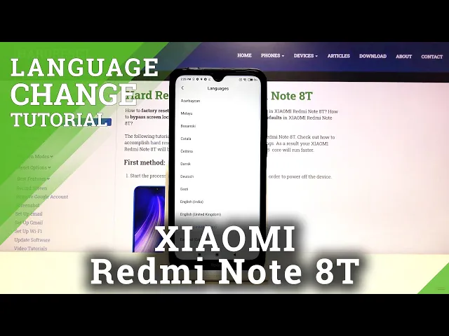 Video thumbnail for How to Change Language in XIAOMI Redmi Note 8T- Language List