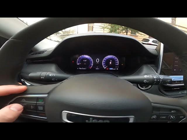 Video thumbnail for How to Enter and Manage Digital Speedometer in Jeep Compass II Facelifting ( 2021 - now )