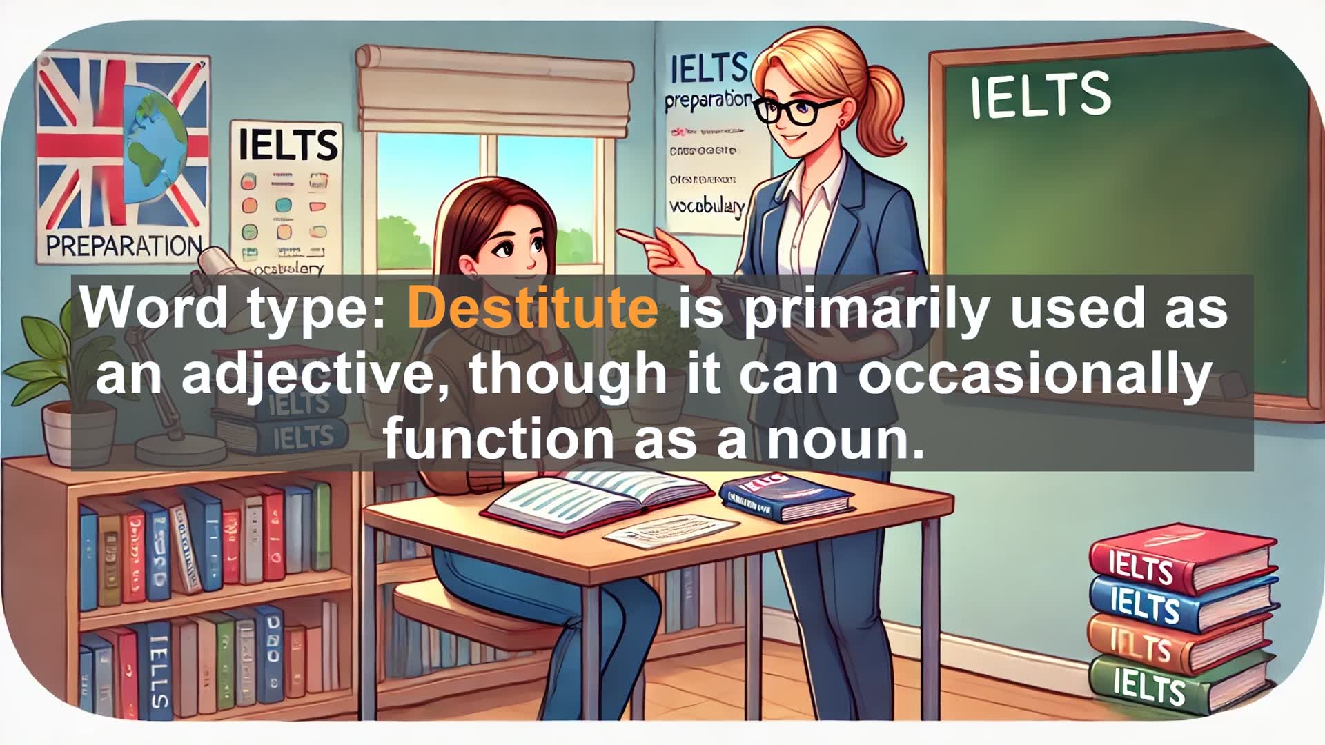 'Video thumbnail for 5000 Must Know IELTS 8.0 Vocabulary - Understanding 'Destitute': A Deep Look at Extreme Poverty'