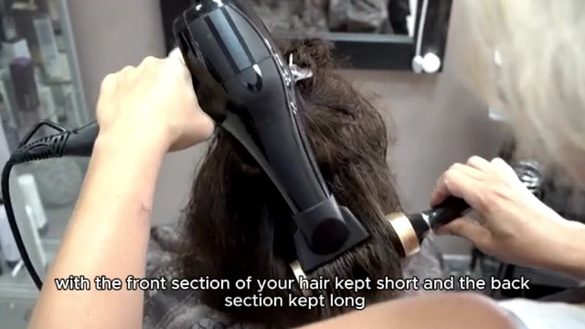 Video thumbnail for Choppy Mullet haircut