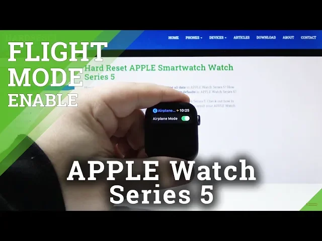 Video thumbnail for How to Switch On Airplane Mode on APPLE Watch Series 5 – Flight Mode