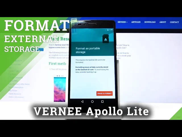 Video thumbnail for How to Format SD Card in Vernee Apollo Lite – Fix Memory Card