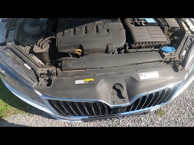 Video thumbnail for How to Lift the Hood Up in Skoda Superb III ( 2015 – Now ) - Open Bonnet by Lever