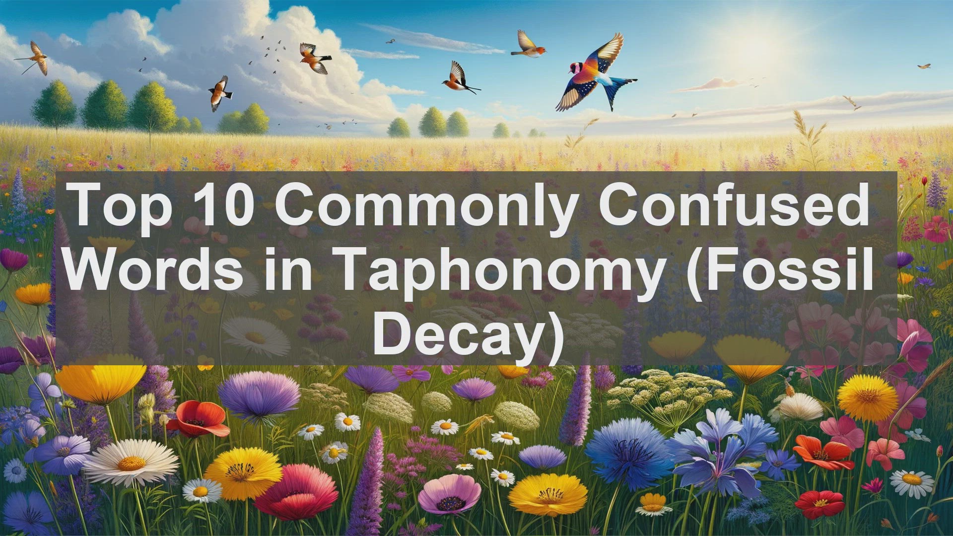 'Video thumbnail for Top 10 Commonly Confused Words in Taphonomy Fossil Decay'