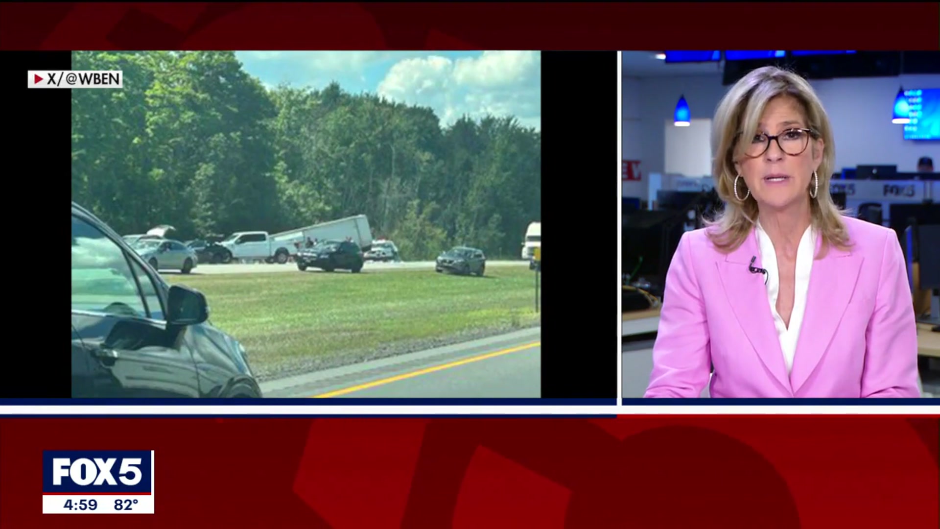 'Video thumbnail for Multiple people dead after tour bus crash in NY'