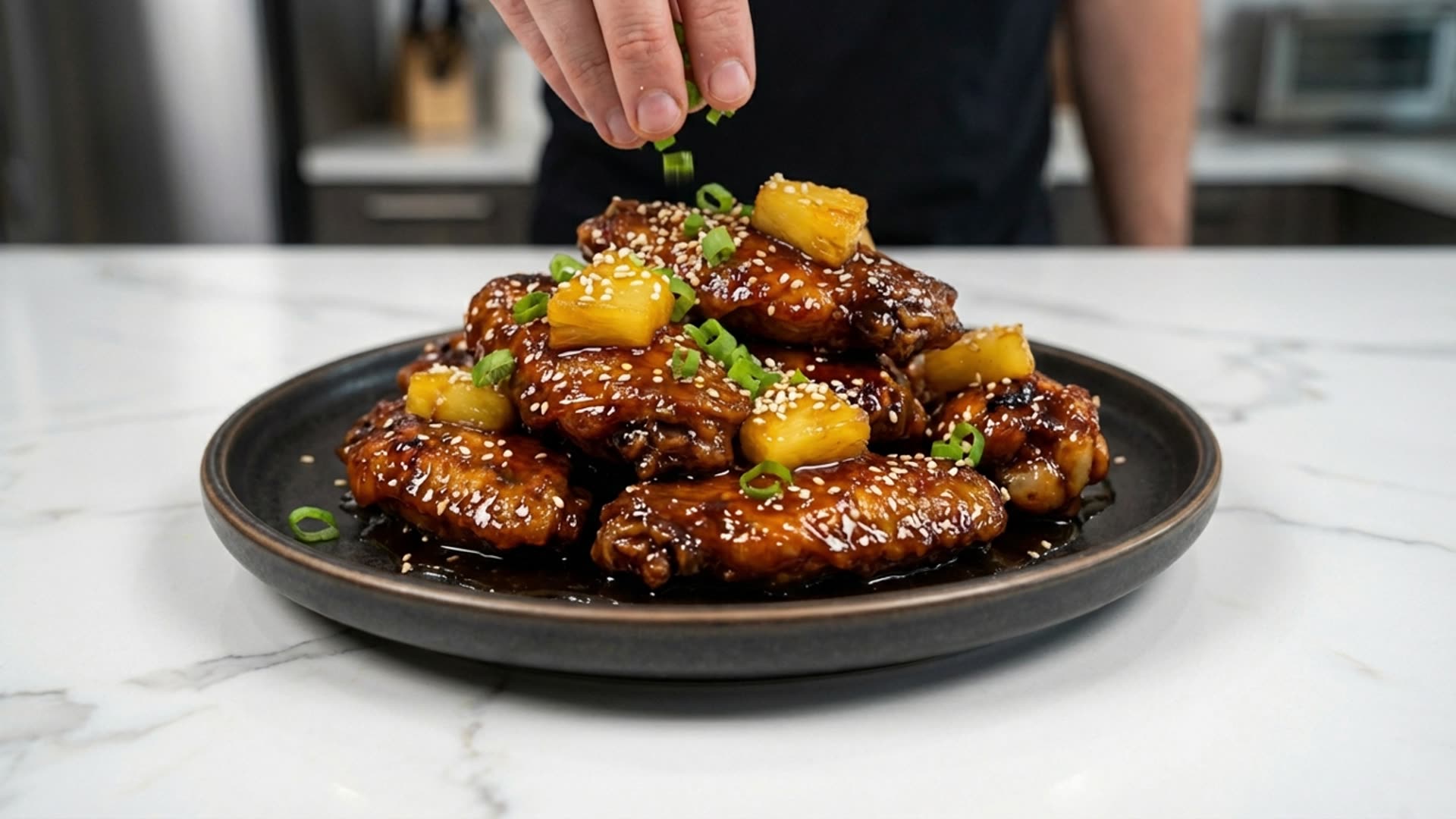 Video thumbnail for Brown Sugar Pineapple Wings