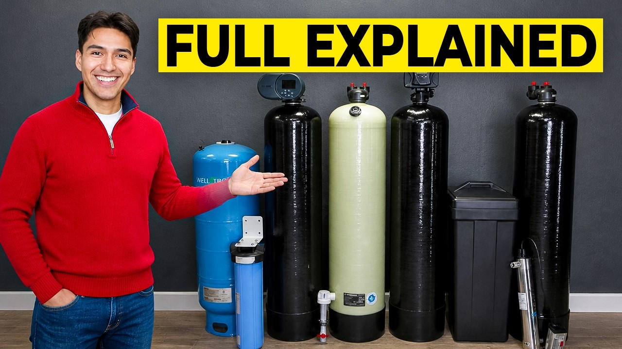 Video thumbnail for EVERYTHING You NEED To Know About Your Well Water Filtration