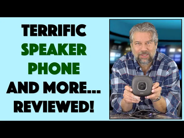 Video thumbnail for Anker PowerConf Bluetooth Speakerphone - Demo & Review