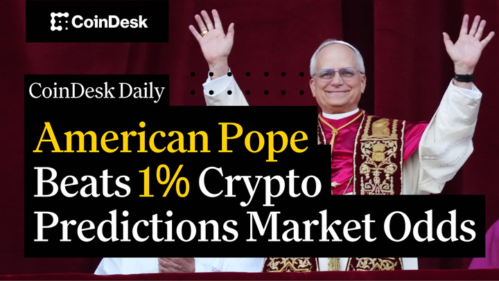 Video thumbnail for American Pope Beats 1% Crypto Predictions Market Odds