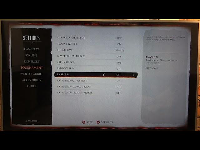Video thumbnail for How To Enable & Disable Tournament AI In Mortal Kombat 1