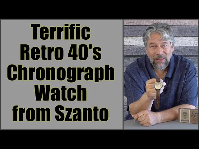 Video thumbnail for Szanto Desert Sands Chronograph Watch (4553) -- REVIEW
