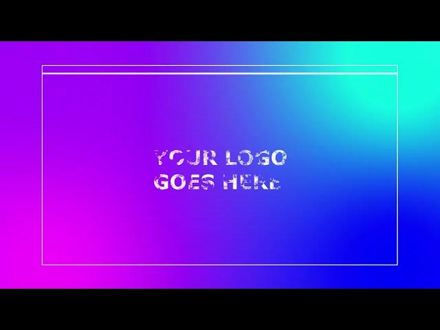 4k Stylish Logo Reveal After Effects Template | Open Video