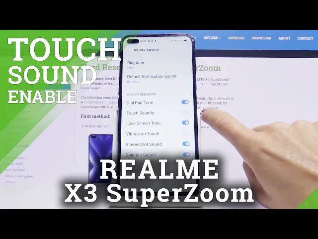 Video thumbnail for How to Activate Touch Sounds in REALME X3 SuperZoom – Manage Touch Tones