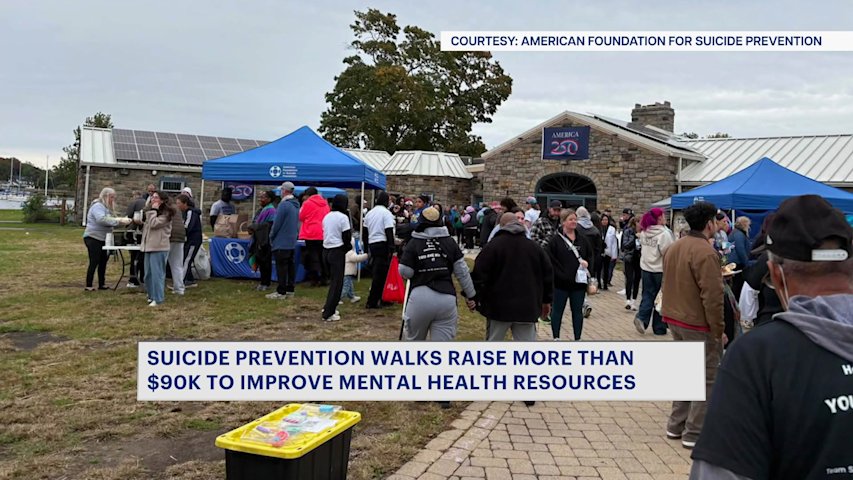 Video thumbnail for 'Out of the Darkness Walk' events in the Hudson Valley raise awareness of suicide prevention