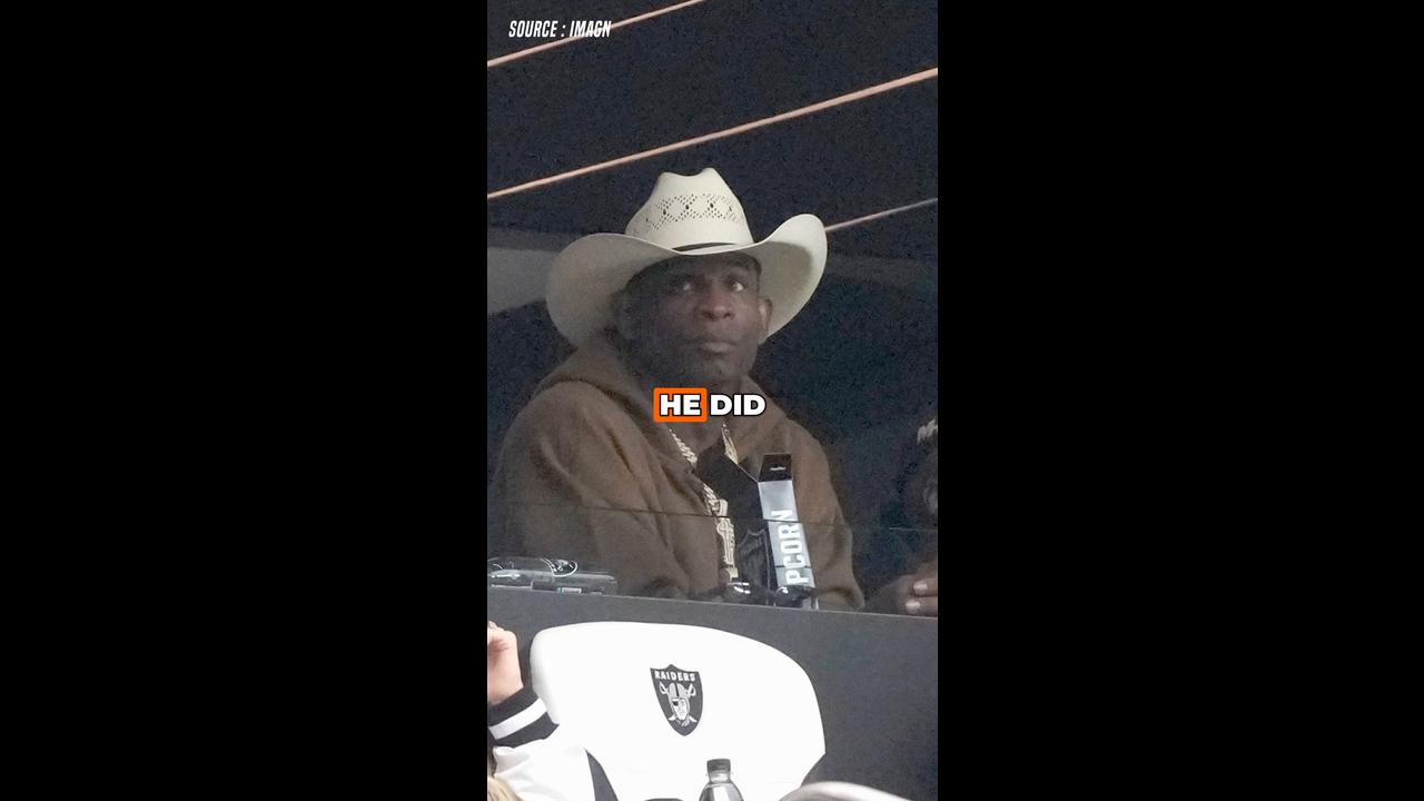 Video thumbnail for Shedeur Sanders Hits Perfect Timing Celebration After First NFL Win