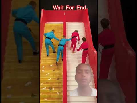Video thumbnail for Slippery VS Stick Stairs Mr Beast New Video @MrBeast #mrbeast #mrbeastshorts #trending #viral