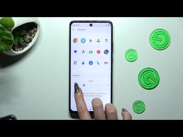 Video thumbnail for How to Change Icon Size on MOTOROLA One 5G Ace