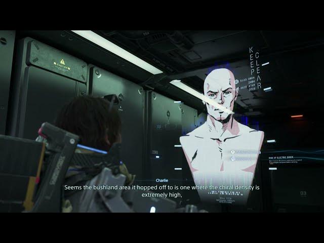 Video thumbnail for Death Stranding 2 - Episode 4: Take Rainbow Valley Order 15: Talk with Charlie "Escaped Kangaroo"