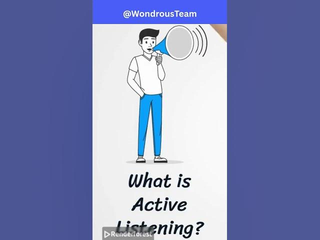 Video thumbnail for What is Active Listening?